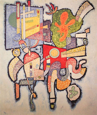 Vasilii Kandinsky, Complex-Simple Fine Art Reproduction Oil Painting