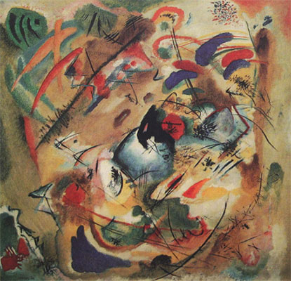 Vasilii Kandinsky, Improvisation. Dreamy Fine Art Reproduction Oil Painting