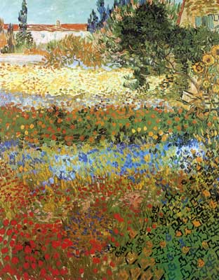 Flowering Garden (Thick Impasto Paint)