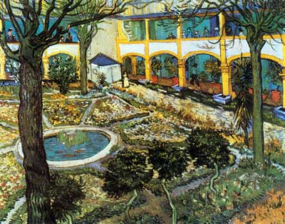 The Courtyard of the Hospital at Arles