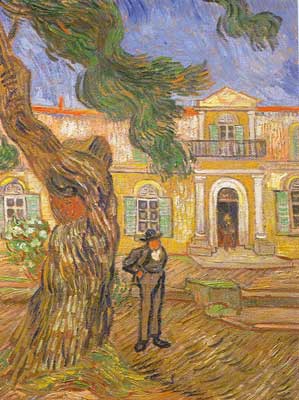 Vincent Van Gogh, Hospital of St Paul (Thick Impasto Paint) Fine Art Reproduction Oil Painting