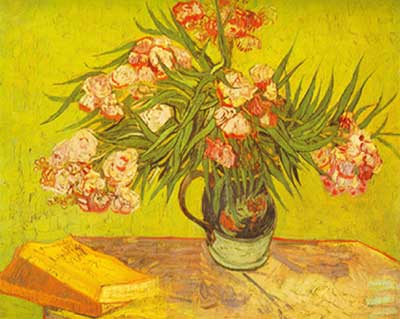 Vincent Van Gogh, Oleanders Fine Art Reproduction Oil Painting