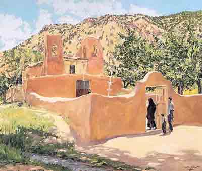 Walter Ufer, Oferta para San Esquipula Fine Art Reproduction Oil Painting