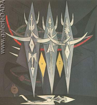 Wilfredo Lam, The Jungle Fine Art Reproduction Oil Painting