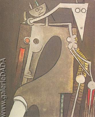 Wilfredo Lam, Pattern 1/24 Fine Art Reproduction Oil Painting