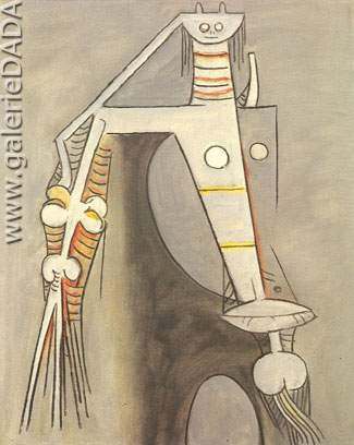 Wilfredo Lam, Pattern 11/24 Fine Art Reproduction Oil Painting