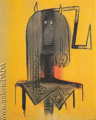 Wilfredo Lam, Pattern (2) Fine Art Reproduction Oil Painting