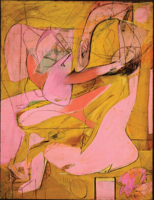 Willem De Kooning, Pink Angels Fine Art Reproduction Oil Painting