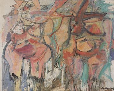 Willem De Kooning, Two Women in the Country Fine Art Reproduction Oil Painting