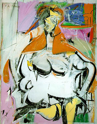 Willem De Kooning, Woman II Fine Art Reproduction Oil Painting