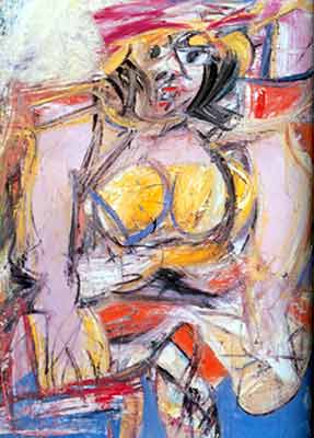 Willem De Kooning, Woman IV Fine Art Reproduction Oil Painting