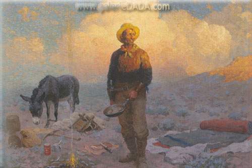 William Robinson Leigh, Bucking the Load Fine Art Reproduction Oil Painting