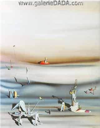 Yves Tanguy, Day of Slowness Fine Art Reproduction Oil Painting