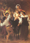 Adolphe-William Bouguereau, Return from the Harvest Fine Art Reproduction Oil Painting