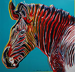 Andy Warhol, Zebra Fine Art Reproduction Oil Painting