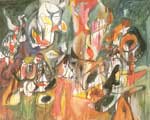 Arshile Gorky, One Year the Milkweed Fine Art Reproduction Oil Painting