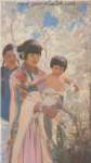 Bert Geer Philips, Pueblo Indian Family Fine Art Reproduction Oil Painting