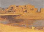 Bert Geer Philips, Taos Pueblo Fine Art Reproduction Oil Painting