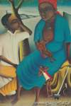 Castera Bazile, Haitian Family Fine Art Reproduction Oil Painting