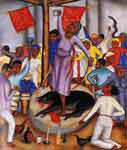 Castera Bazile, Petro Ceremony Fine Art Reproduction Oil Painting