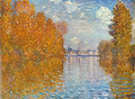 Claude Monet, Autumn at Argenteuil Fine Art Reproduction Oil Painting