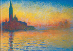 Claude Monet, San Giorgio Maggiore at Dusk Fine Art Reproduction Oil Painting