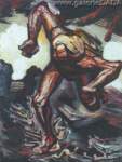 David Alfaro Siqueiros, Exodo Fine Art Reproduction Oil Painting