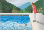 David Hockney, Portrait of an Artist Fine Art Reproduction Oil Painting