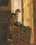 Edouard Vuillard, Femme a la Fenetre Fine Art Reproduction Oil Painting