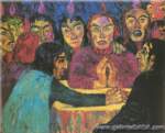 Emil Nolde, Pentecost Fine Art Reproduction Oil Painting