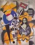 Fernand Leger, Mona Lisa with Keys Fine Art Reproduction Oil Painting