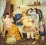 Fernando Botero, The House of Madrique Fine Art Reproduction Oil Painting