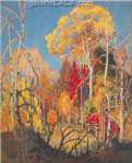 Franklin Carmichael, Autumn: Orillia Fine Art Reproduction Oil Painting