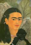 Frida Kahlo, Fulang-Chang and I Fine Art Reproduction Oil Painting