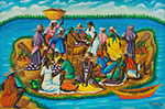 Gerard Valcin, Haitian Island Fine Art Reproduction Oil Painting