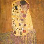 Gustave Klimt, The Kiss Fine Art Reproduction Oil Painting