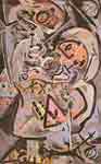 Jackson Pollock, Totem Lesson 1 Fine Art Reproduction Oil Painting