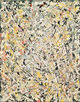 Jackson Pollock, White Light Fine Art Reproduction Oil Painting