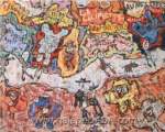 Jean Dubuffet, La Calipette Fine Art Reproduction Oil Painting