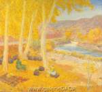 John Sloan, Sketching in Rio Grande Fine Art Reproduction Oil Painting