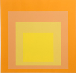 Josef Albers, Homage to the Square Yellow Fine Art Reproduction Oil Painting