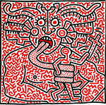 Keith Haring, Untitled 1983 Fine Art Reproduction Oil Painting