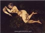 Marc Chagall, Reclining Nude Fine Art Reproduction Oil Painting