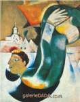 Marc Chagall, The Holy Coachman Fine Art Reproduction Oil Painting