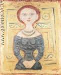 Massimo Campigli, Figure (2) Fine Art Reproduction Oil Painting