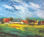 Maurice de Vlaminck, Village Fine Art Reproduction Oil Painting