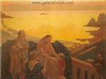 Maurice Denis, Christ Receiving the Children Fine Art Reproduction Oil Painting