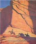 Maynard Dixon, Red Gateway Fine Art Reproduction Oil Painting