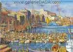 Moise Kisling, Marseille Port (2) Fine Art Reproduction Oil Painting