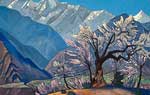 Nicholas Roerich, Krishna Fine Art Reproduction Oil Painting